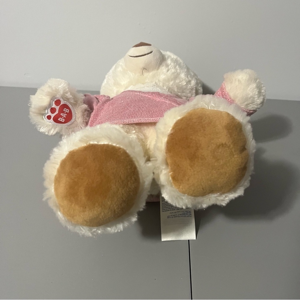 Build-A-Bear Workshop Teddy Bear Pink Wrap Shirt 2022 - Picture 9 of 12